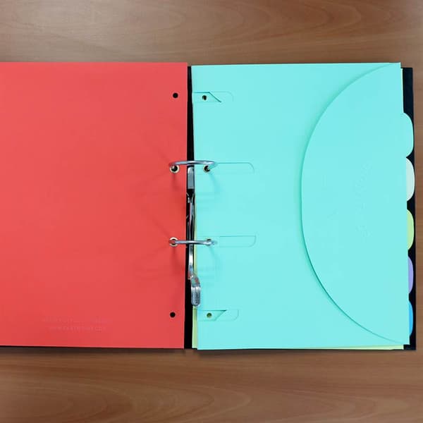 A4 Smartfolders - 6 mappar i olika färger - GLOSSY VERSION