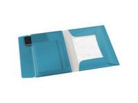 Gummibandsmapp LEITZ COSY 3-kl A4 PP blå 10st
