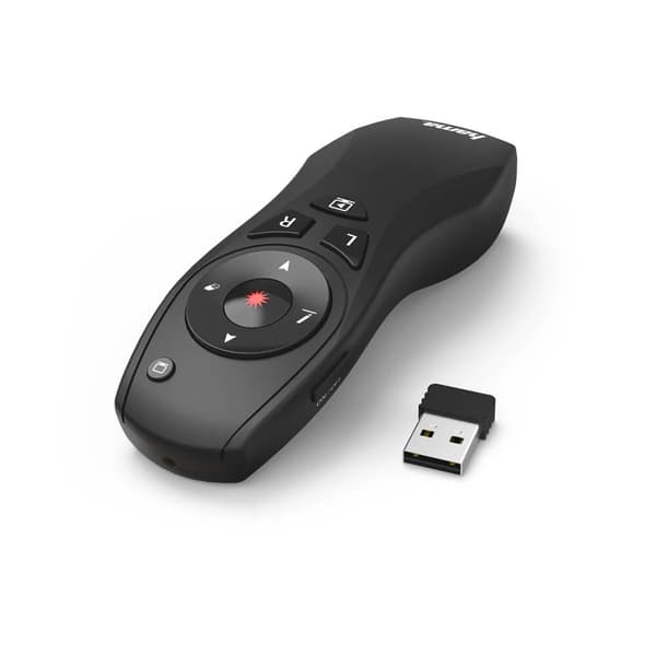 HAMA Wireless Presenter X-Pointer 6-in-1 Musta