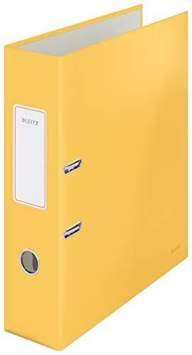 Leitz folder Cozy Soft Touch 10610019 A4 80mm kartong gul (10610019)