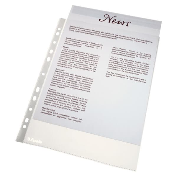 Plastficka A4 43 my 100-pack