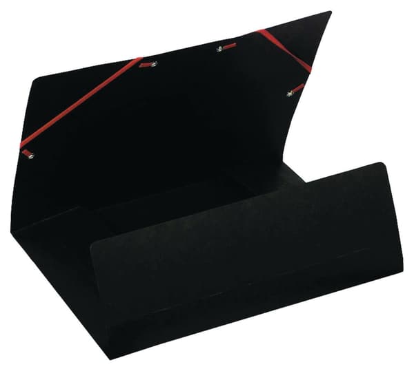 Gummibandsmapp LYRECO A4 3-kl sva 10/fp