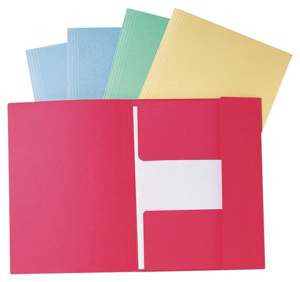Mapp LYRECO A4 3-klaff 280g blå 50/fp