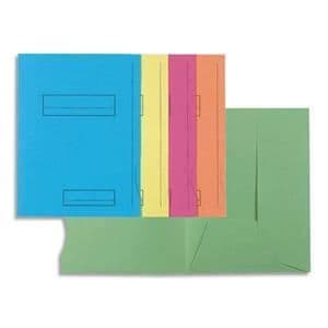 EXACOMPTA Paket med 50 mappar med 3 flikar med...
