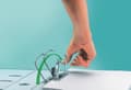 Miniatyrbild 2 av 11: Leitz 180° Filmapp Plast - 52 mm - A4 - Gul