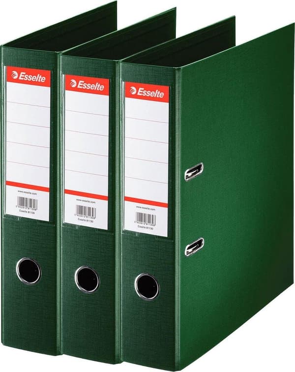 Esselte Ordner Basic 75 mm vihreä
