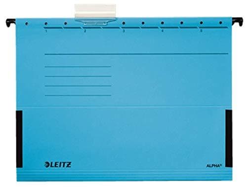 LEITZ ALPHA ripustuskassi, A4, sammakoilla, sininen - markkinoille: D / L / A / CH - 25 kpl (1986-00-35)