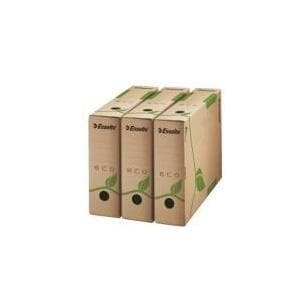 Esselte 623916 arkivboks ECO, DIN A4, brun, (B) 80 mm