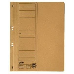 ELBA papøjehæftemaskine, gul, kommerciel hæftning halvt frontomslag, pakket i 50 stykker - 50 stykker (21451 GB)