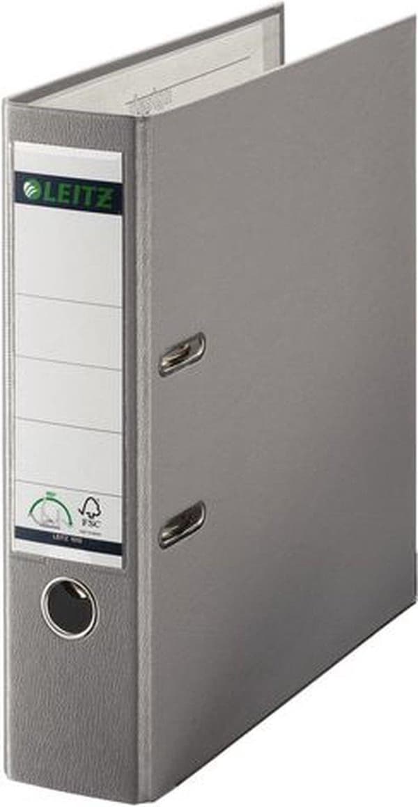 Leitz 180° Fil Fil Plast - 80 mm - A4 - Grå