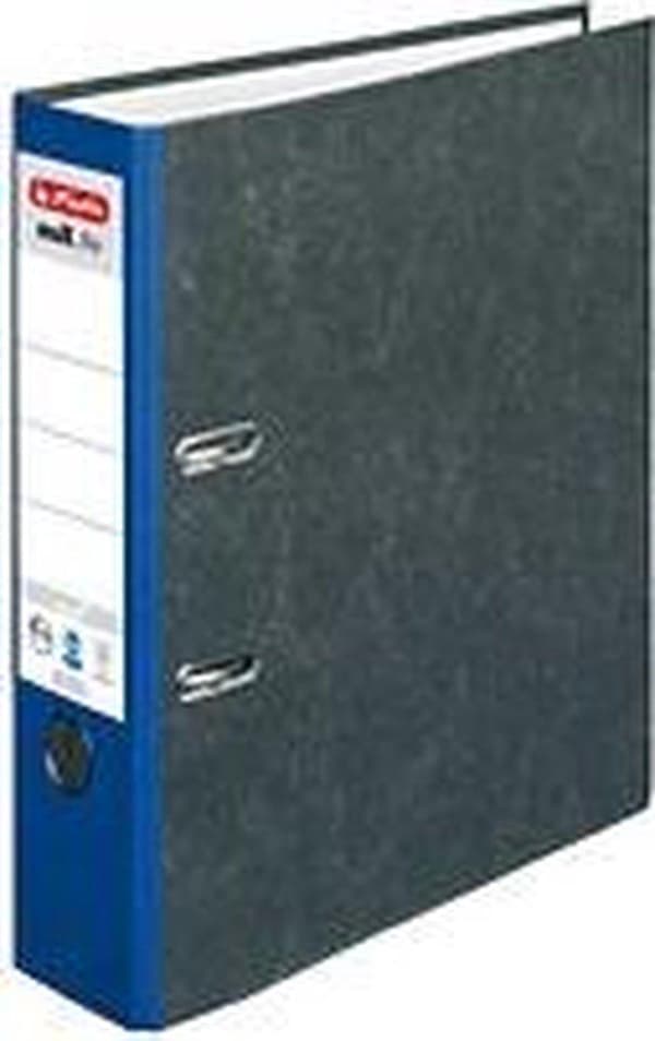 Herlitz Ordner maX.file natur A4 8cm blå - overskyet