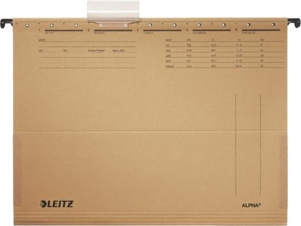 Leitz hængemappe Alpha Din A4 Naturbrun 19160000 1 stk.