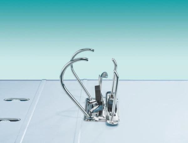 Leitz 180° Fil Fil Plast - 80 mm - A4 - Gul