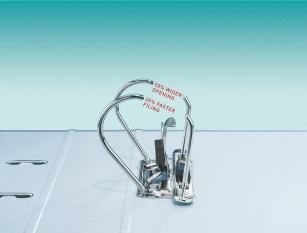 Leitz 180° Fil Fil Plast - 80 mm - A4 - Gul