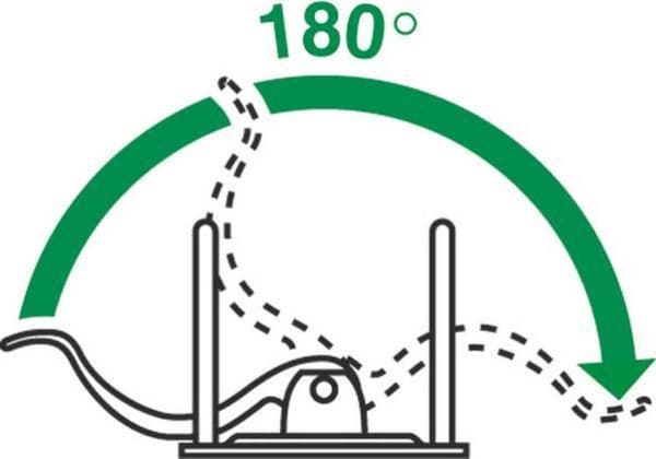 Leitz 180° Fil Fil Plast - 80 mm - A4 - Gul