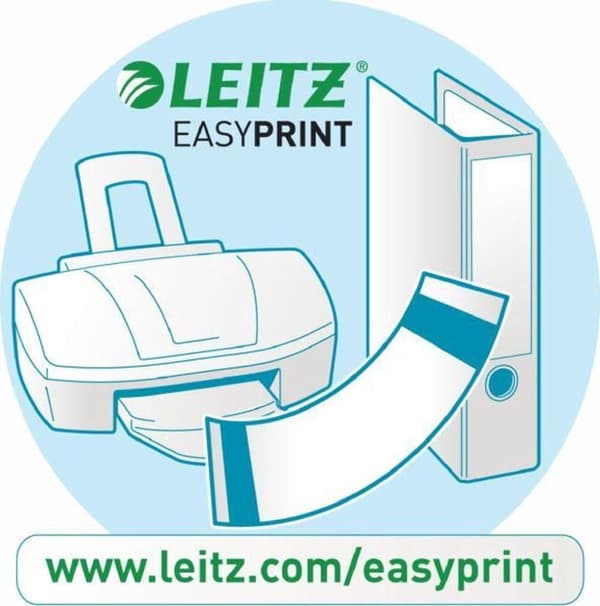 Leitz 180° Fil Fil Plast - 80 mm - A4 - Gul