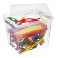 Miniatyrbild 2 av 7: Solgods - Q-line förvaringsbox 52L transparent metall - 50 x 40 x 38 cm
