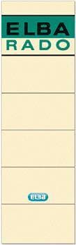 Elba Spine Etikett för Lever Arch Files 190 x 59 mm Buff Multicolor 10st(s) självhäftande etikett (04617 CH)