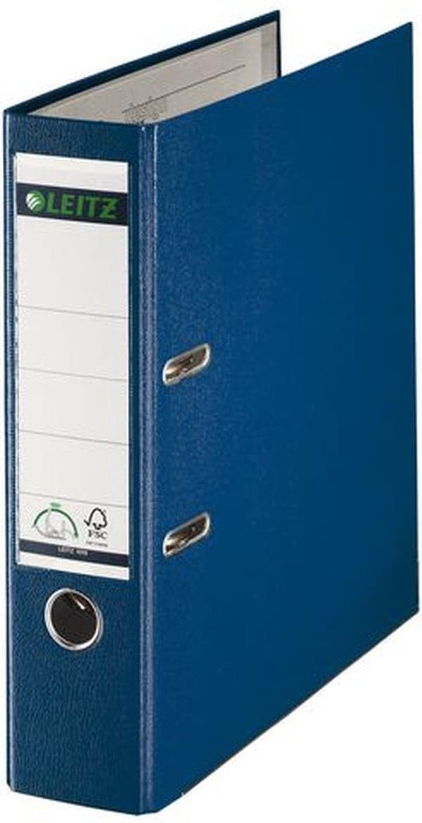 Leitz 180° Filmapp Plast - 80 mm - A4 - Blå