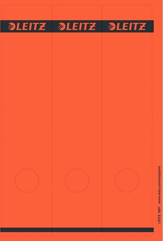 Leitz PC-rygetiketter til kvalitetsmapper 180° - standard- og hårde papmapper (1687-00-25)
