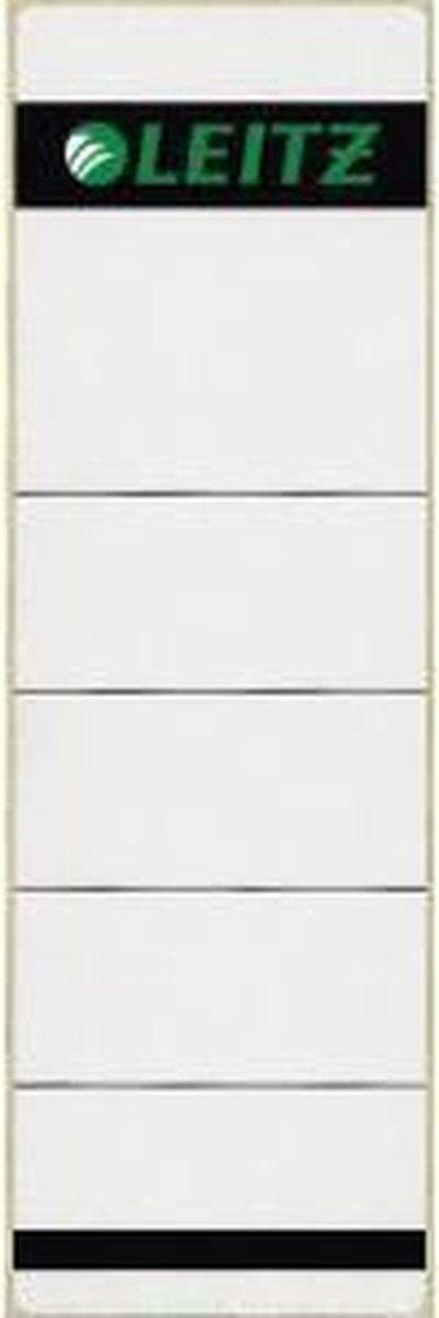 Leitz 1642 ryggetiketter format 58x190mm vitt paket med 10 stycken