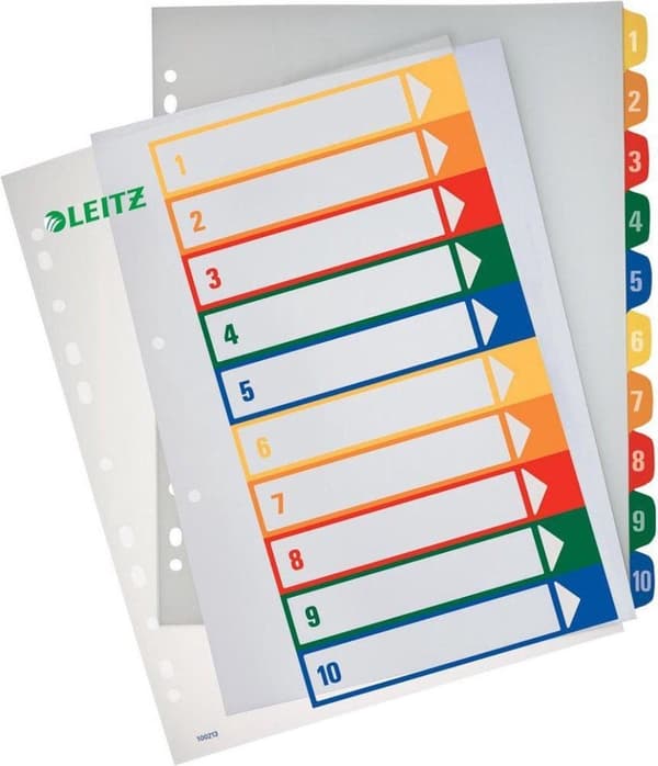 Esselte PC Printable Project Indexes 10 välilehteä