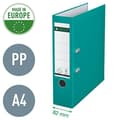 Miniatyrbild 2 av 6: Leitz kvalitetsmapp 180° plast, A4, turkos, 8,2 cm ryggbredd, PP-laminerat omslag, 10105052