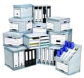 Miniatyrbillede 4 af 5: Fellowes arkivboks R-Kive PRIMA, hvid-blå (B)200 mm lavet af 100 % genbrugspap, 100 % genanvendelig (0028501)