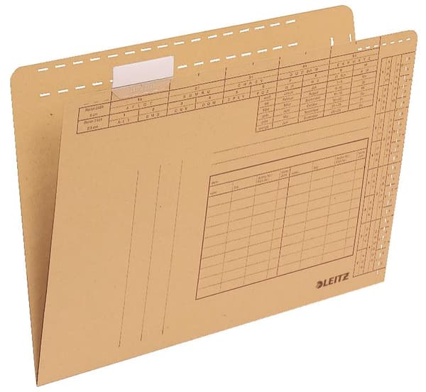 Leitz 24350000 - Brun - A4 - Pap - Plast - Plast (2435-00-00)