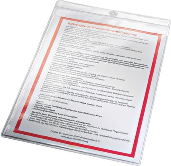 Leitz Premium pennfodral med hängande öga - A4 - Genomskinlig