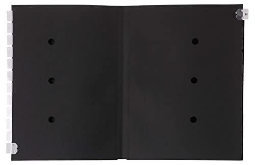 Leitz 1114219 AZ Organizer-mapp med 24 partitioner Black Fiber Board