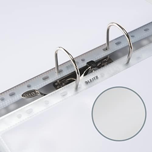 Leitz 4734-31-00 Super Premium dokumentplånbok A4 PVC-hårdfilm vattentät paket med 10