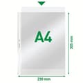 Miniatyrbild 5 av 6: Leitz 4734-31-00 Super Premium dokumentplånbok A4 PVC-hårdfilm vattentät paket med 10