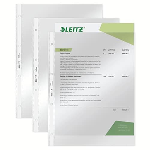 Leitz 4734-31-00 Super Premium Document Lompakko A4 PVC kovakalvo vedenpitävä pakkaus 10 kappaletta