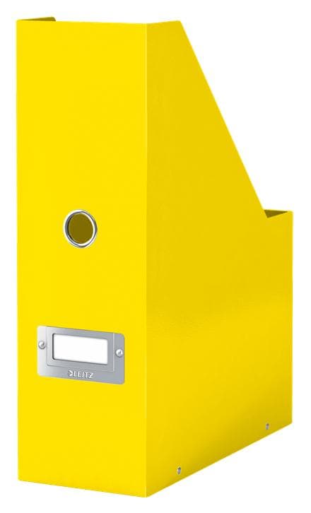 Leitz WOW Click & Store Tukeva pahvilehtipidike - 10,3 x 33 x 25,3 cm (LxKxS) - keltainen