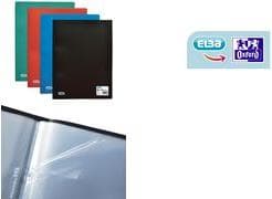 ELBA displaybok DIN A4 standard, med 50 fickor, svart gjord av PP (0,3 mm) (32041009)