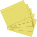 Miniatyrbillede 1 af 3: Herlitz Karteikarte A6 Lines Yellow 100th Packung