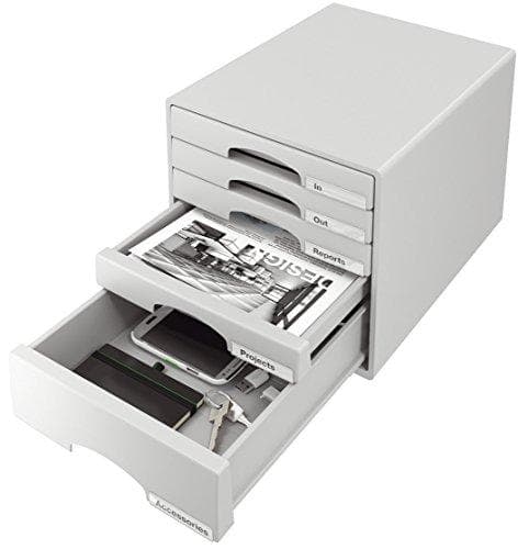 Leitz Plus 5 Skuffeskab - Grå