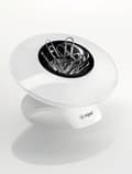 Miniatyrbillede 1 af 7: sigel clips dispenser EYE:STYLE, hvid - sort plastik-akryl kombination, rund form (SA101)