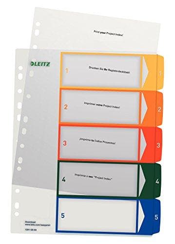 LEITZ inläggsark (B)323 x (H)224 mm, sämsk kraftkartong, 260 gsm, perforering: 80 mm, med utskjutande flik (2178-00-11)