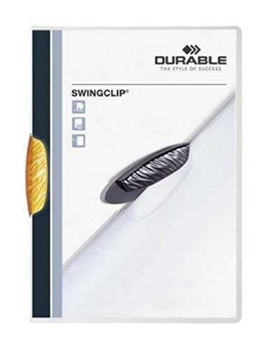 Holdbar Swingclip-præsentationsmappe Orange (226009)