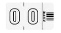 Pikkukuva 2 / 2: Leitz Orgacolor 66001000 numerokylttikortti "0" 500 kpl valkoinen pakkaus