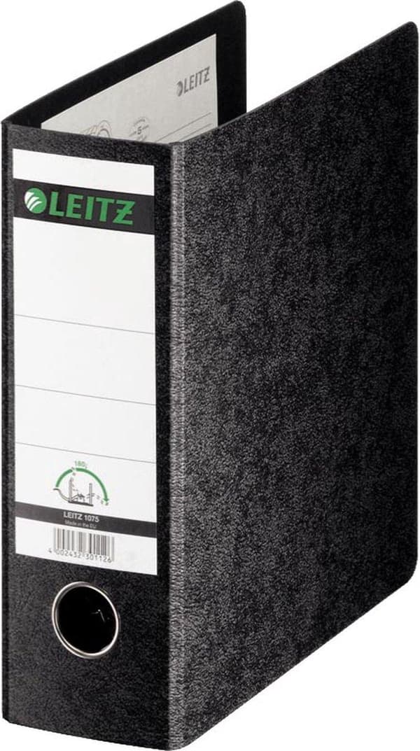 Filmapp A5 bred kartong Leitz 1075 marmorerad