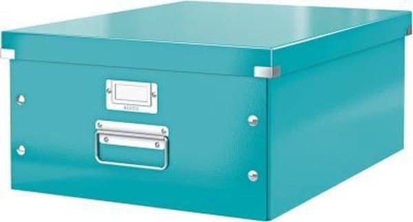 Leitz WOW Click & Store iso kannellinen pahvisäilytyslaatikko A3-formaateille - 36,9 x 48,2 CM (LxS) - Ihanteellinen toimistoon ja kotitoimistoon / ko