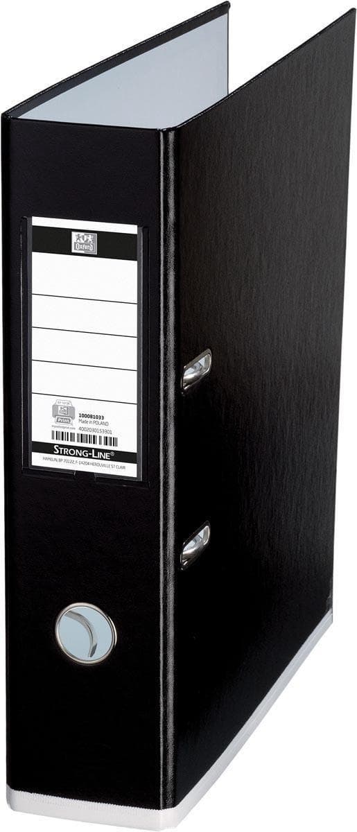 ELBA MyColour mapp A4 80 mm plast svart/vit