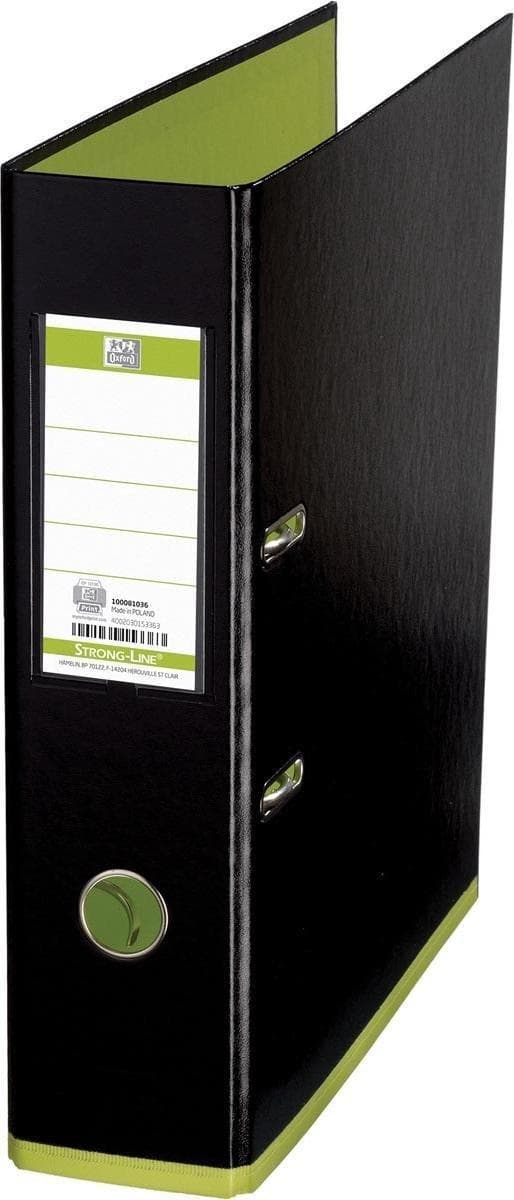 ELBA MyColour mapp A4 80 mm plast svart/ljusgrön