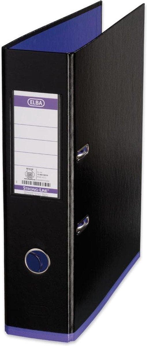 ELBA MyColour mappe A4 80 mm plast sort/lilla
