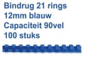 Pikkukuva 8 / 10: Bindrug gbc 12 mm 21-rengas a4 sininen