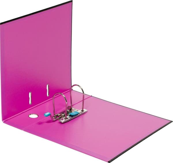 ELBA MyColour mappe A4 80 mm plast sort/pink