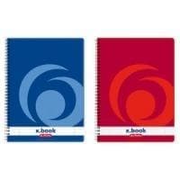 herlitz college pad x-book, DIN A4, 80 ark, lineatur 27, margin venstre og højre, 70 g-kvm, træfri, sta- (306423)